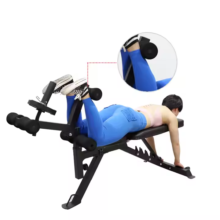 Adjustable Multifunction Weight Bench With Foot Pad Fitness Equipment Incline Decline Dumbbell Weight Lifting Bench