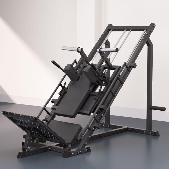 Gym Equipment Split-action Inverted Double Function Revers Pedal Machine 45 Degree Leg Press Rack