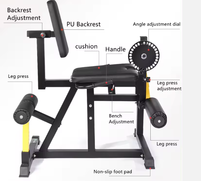 Leg Press Fitness Equipment Leg Rolling Stretching Equipment Dual-function Body Strength Equipment