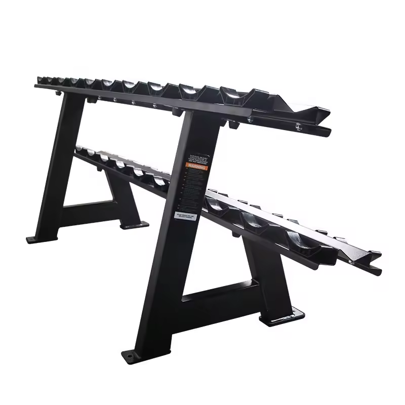 Ten Pairs Double Layer Dumbbell Storage Rack Dumbbell Stand Gym Equipment