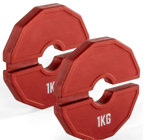 Portable Adjustable Calibrated Rubber Weight Bumper Competition Plate Multi-Colors for Kettlebell Dumbbell Set
