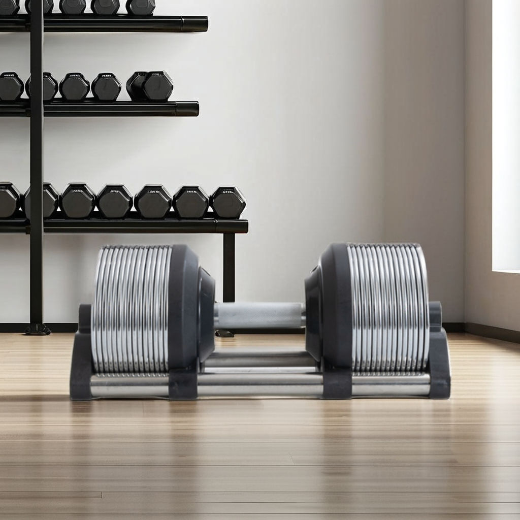 New Design 36kg Adjustable Dumbbell Weights Set 1kg Increasement Wholesale Home Use Fitness Equipment