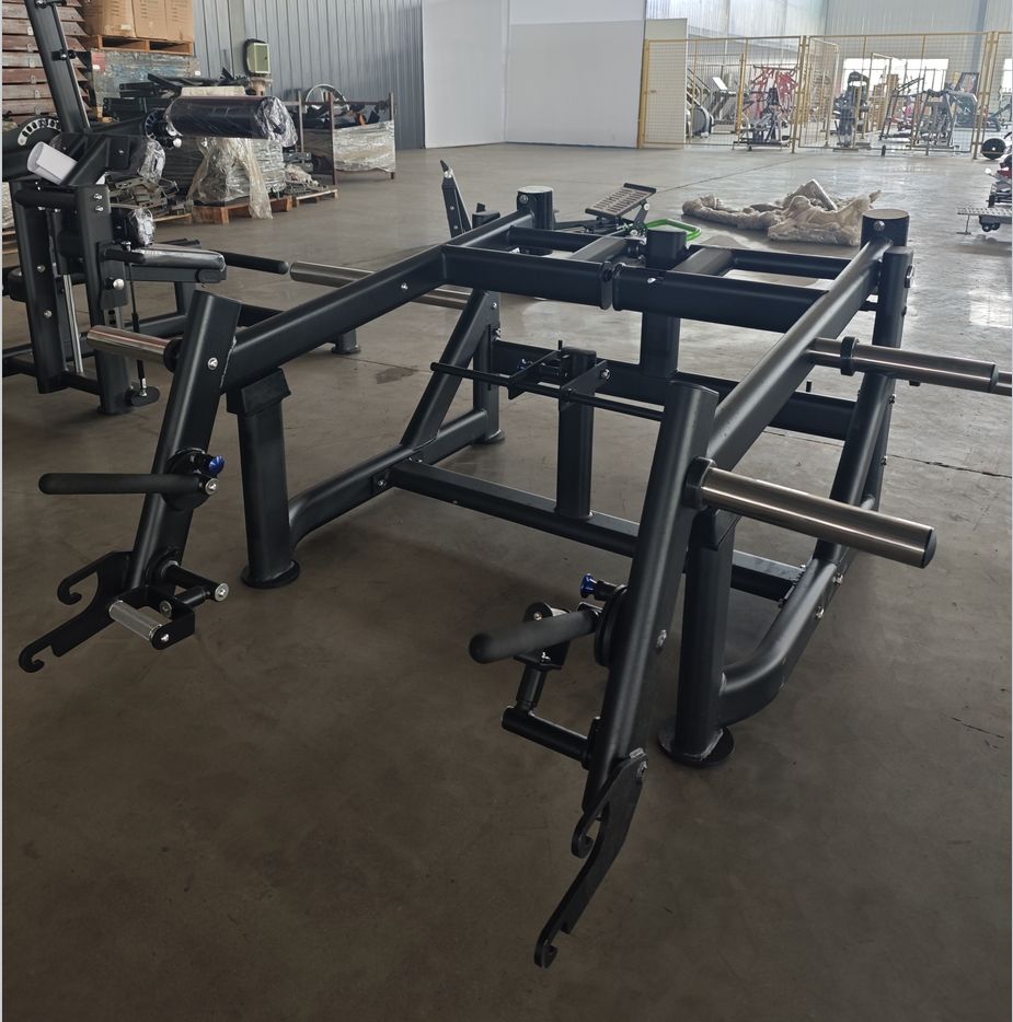 Strength Training Gym Equipment Standing Multi-function Glute Builder Deadlift Shrug Squat Lunge Machine