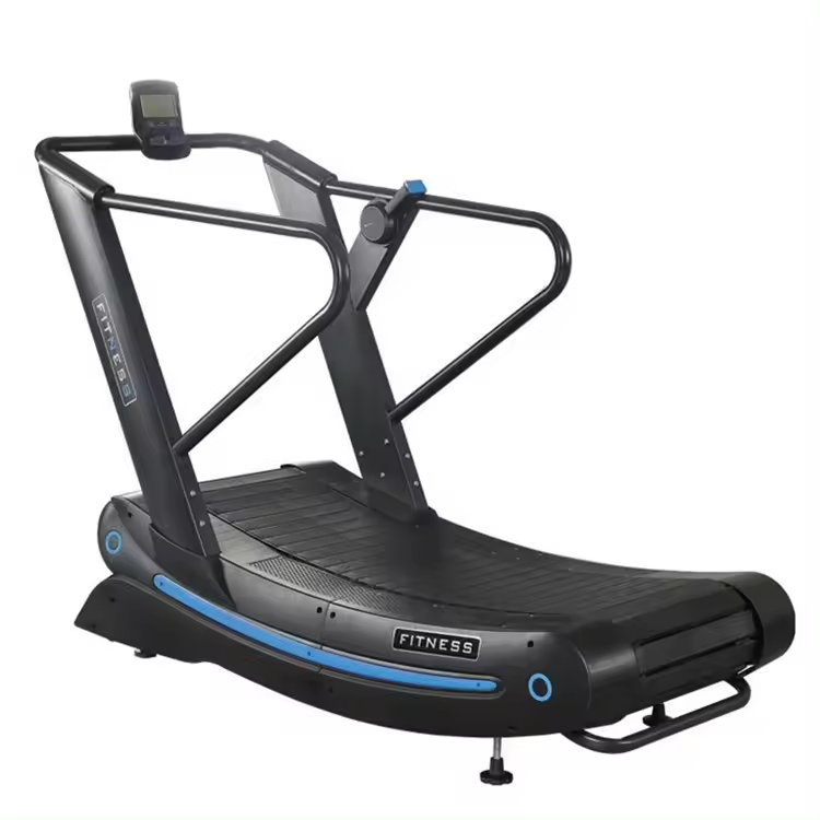 Gym Equipment Commercial High Performance Commercial Fitness Equipment Air Runner Fitness Curved Treadmill
