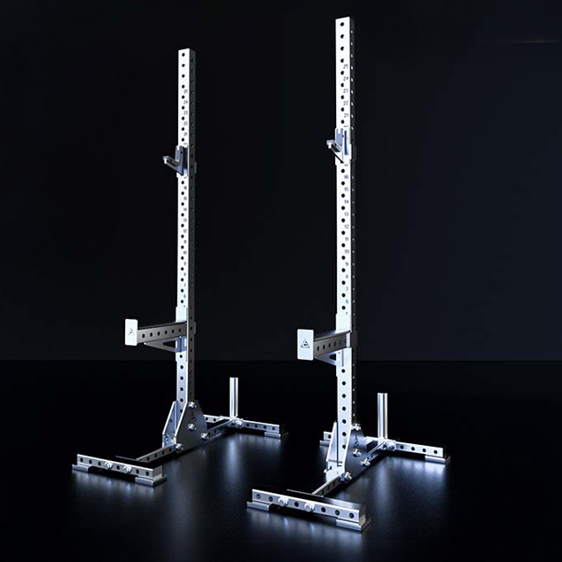 304 Stainless steel open squat rack split multi-functional household comprehensive training bench press rack double bar racks