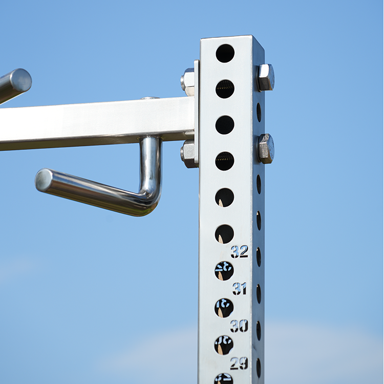 304 Stainless steel half-frame squat rack bench press rack integrated trainer commercial personal training fitness gantry