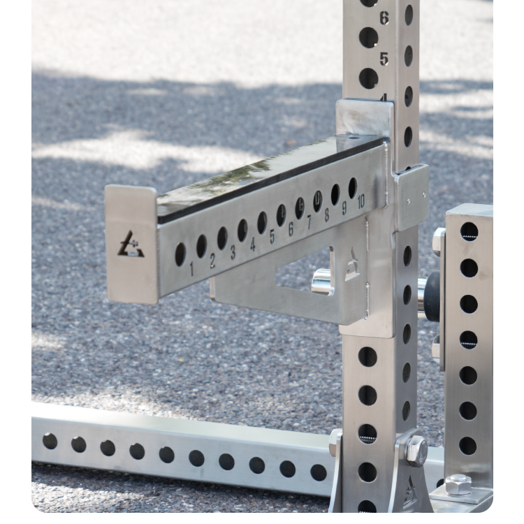304 Stainless steel half-frame squat rack bench press rack integrated trainer commercial personal training fitness gantry