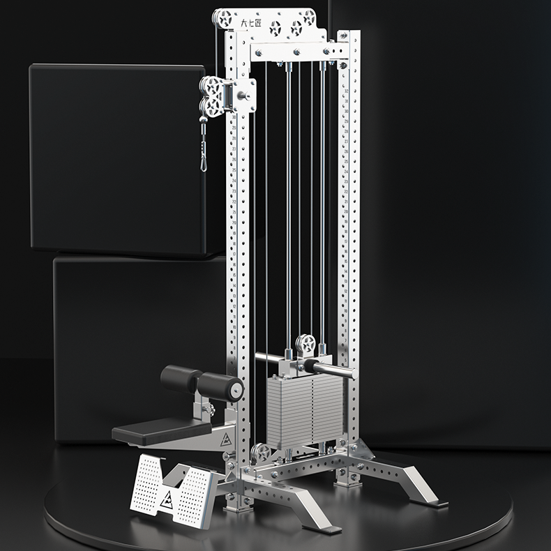 304 Stainless steel high low pull bird trainer low pull rowing integrated tension trainer integrated gantry