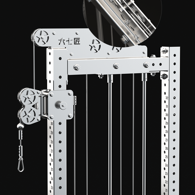 304 Stainless steel high low pull bird trainer low pull rowing integrated tension trainer integrated gantry