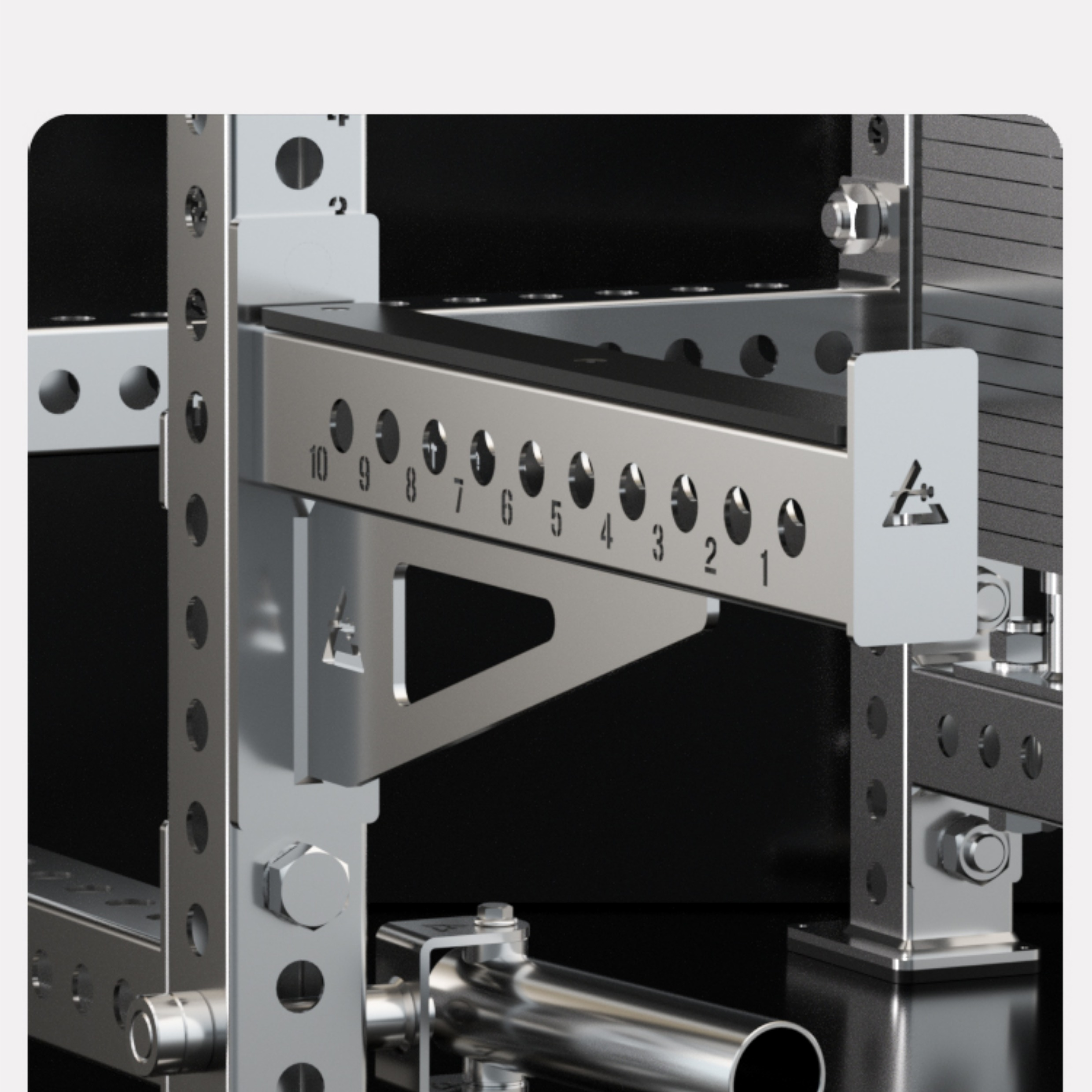 304 stainless steel multi-functional squat rack Smith comprehensive training dual fly bird high pull down squat