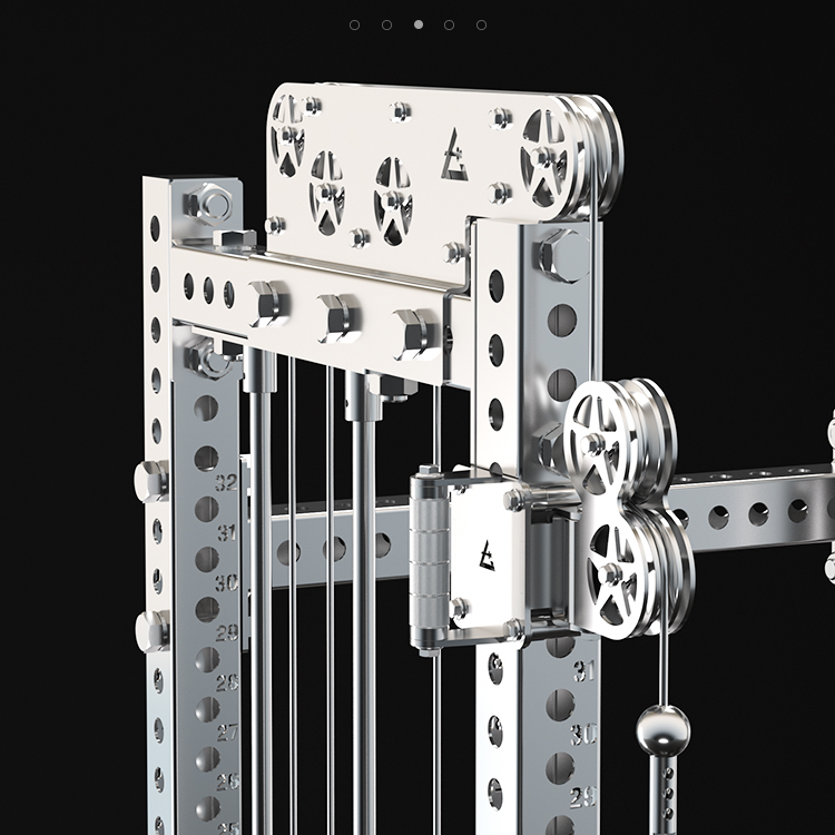 304 stainless steel multi-functional squat rack Smith comprehensive training dual fly bird high pull down squat