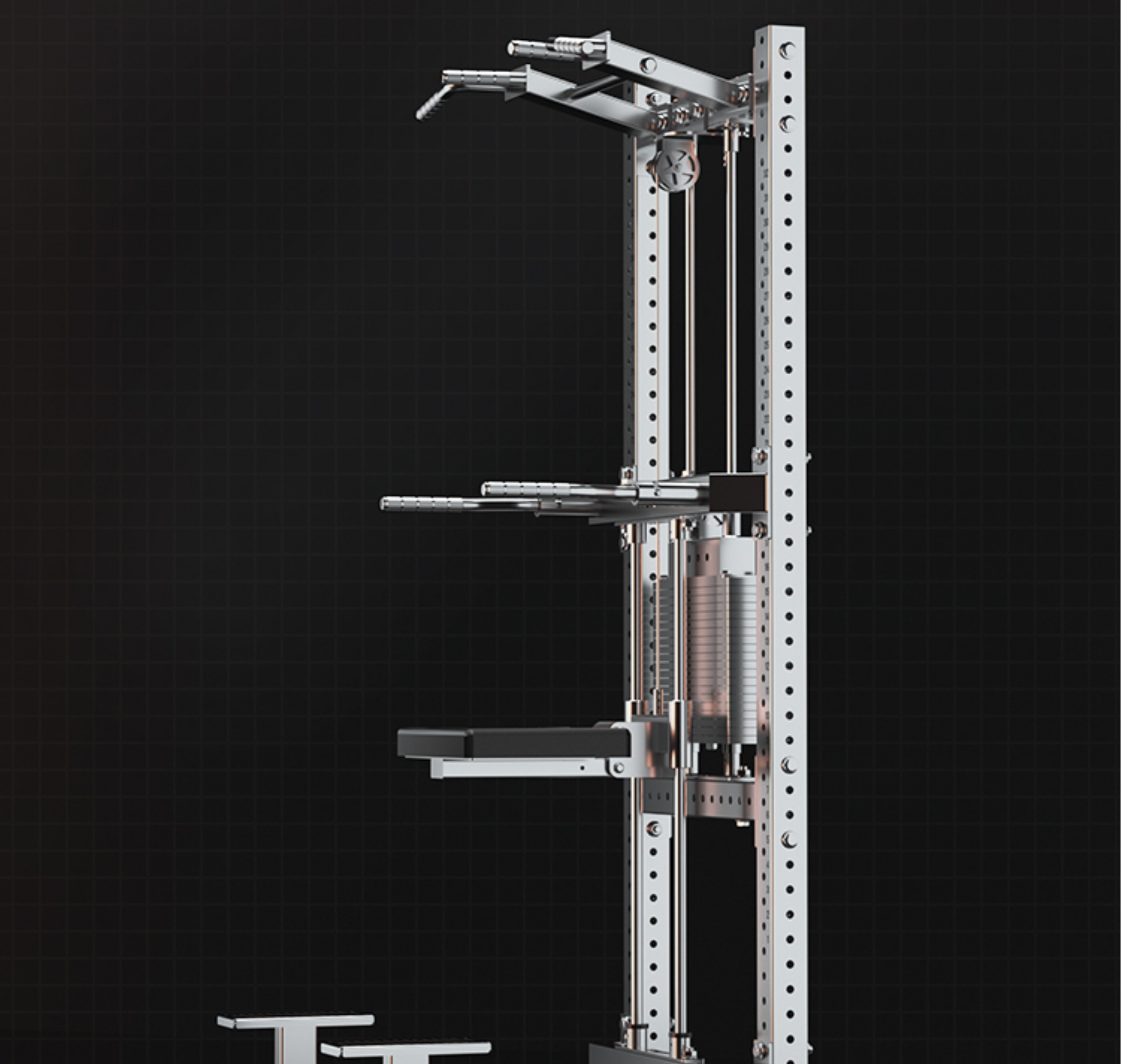 304 Stainless Steel Auxiliary Pull-up Machine for Commercial and Home Use, Multi-functional Indoor Gym Comprehensive Training