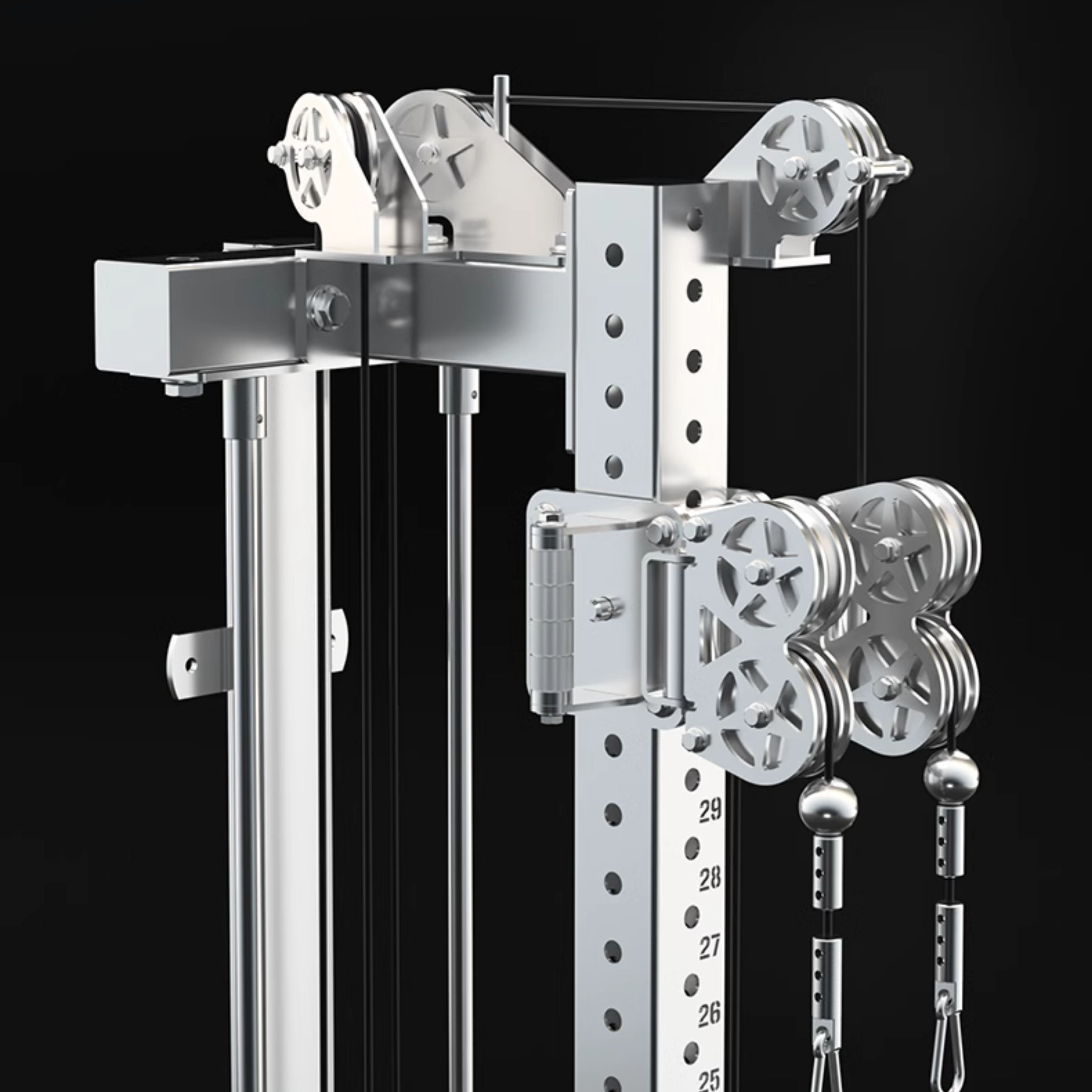 304 Stainless steel wall-mounted high-position low-pull flybird trainer, low-pull rowing comprehensive resistance trainer