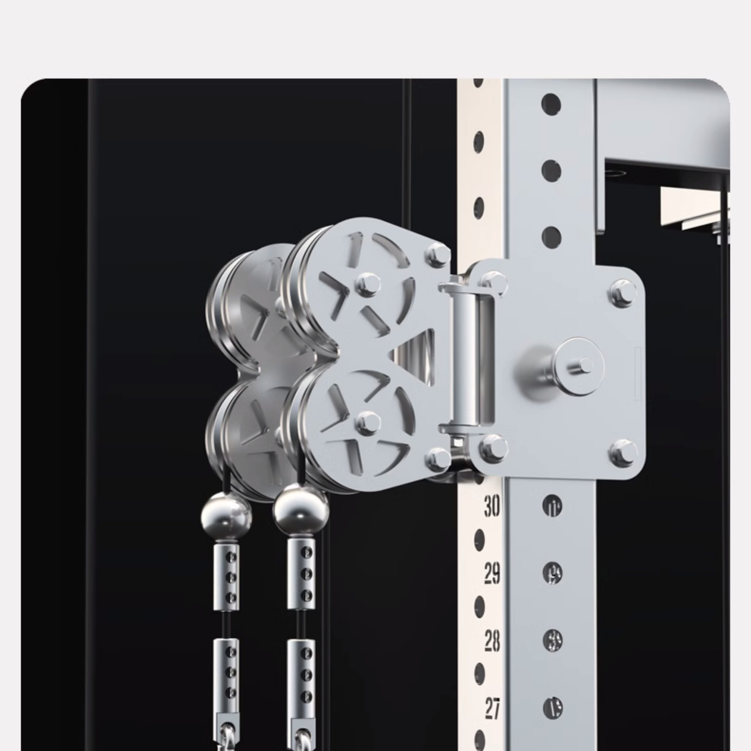 304 Stainless steel wall-mounted high-position low-pull flybird trainer, low-pull rowing comprehensive resistance trainer