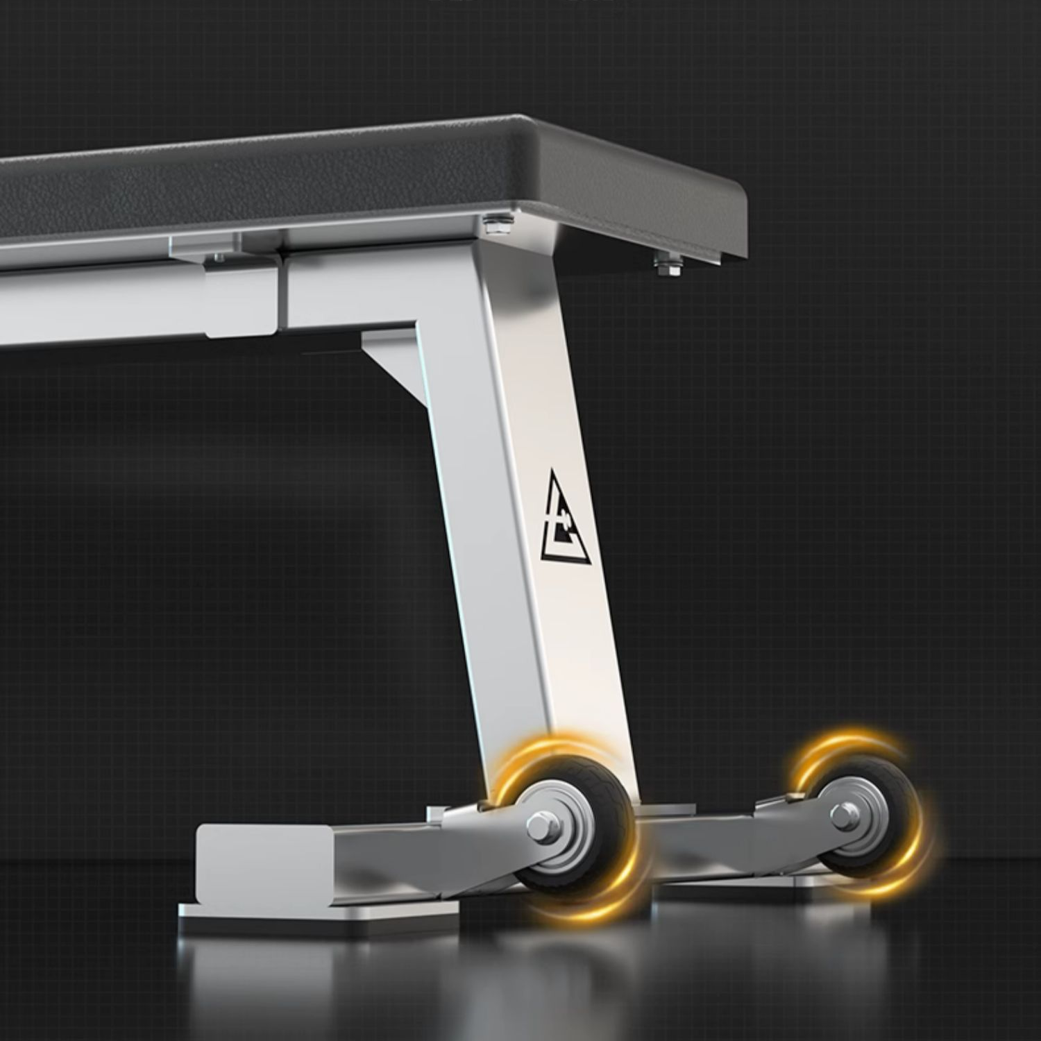 304 Stainless steel dumbbell bench flat bench for commercial fitness, flat bench for bench press and fly, home use flat bench