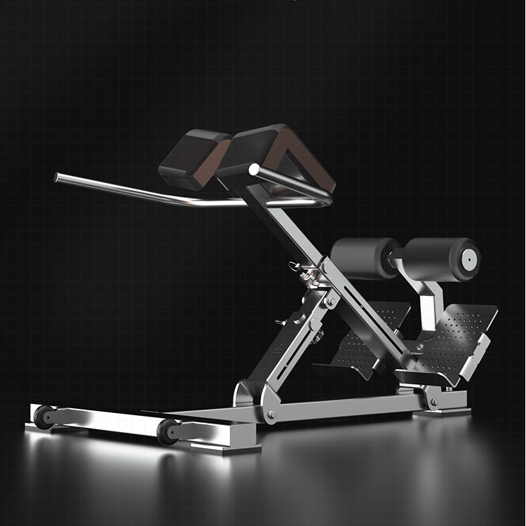 304 Stainless steel Roman chair goat back bench fitness chair commercial professional waist abdominal muscle back muscle trainer