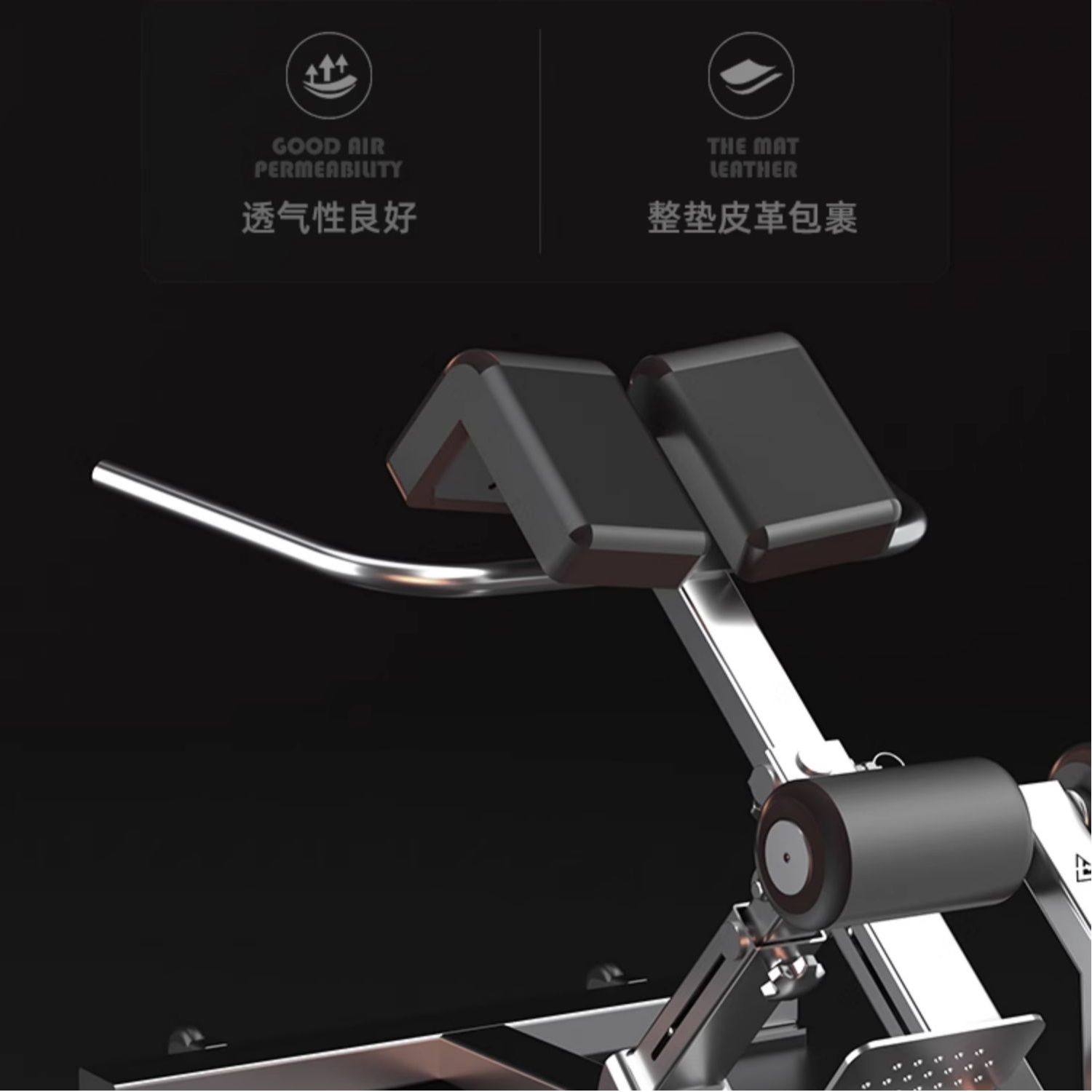 304 Stainless steel Roman chair goat back bench fitness chair commercial professional waist abdominal muscle back muscle trainer
