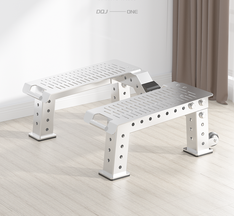 304 Stainless steel T-bar row bench squat stand for home and commercial use, multi-functional fitness squat