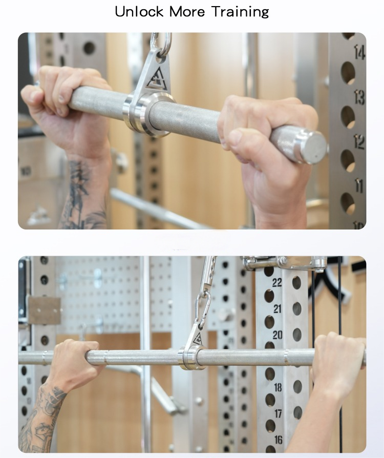 900mm 304 Stainless steel high-position pull-down rod handle with built-in bearings, gantry, large flying bird fitness equipment accessories
