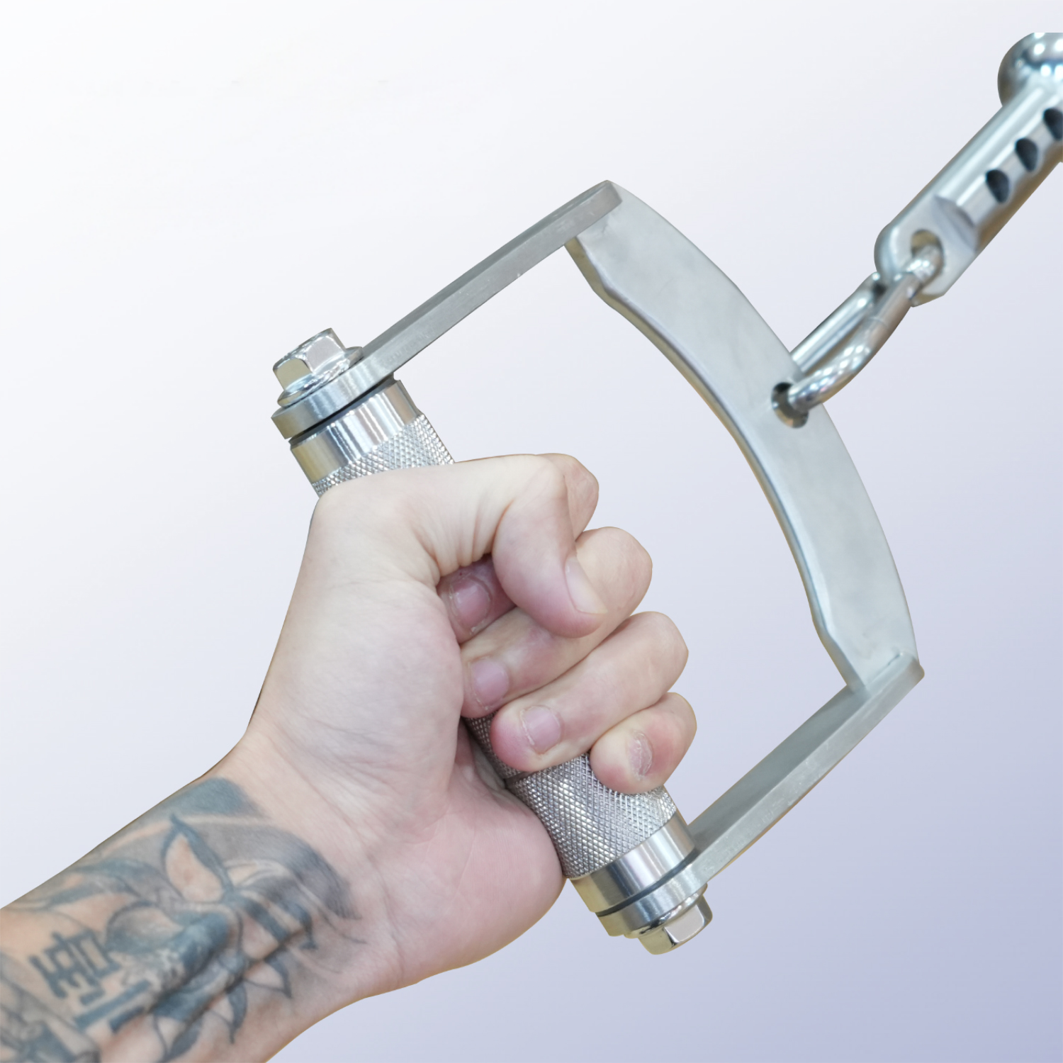 304 Stainless steel tensioner pull handle rowing down flying bird door frame fitness training handle equipment