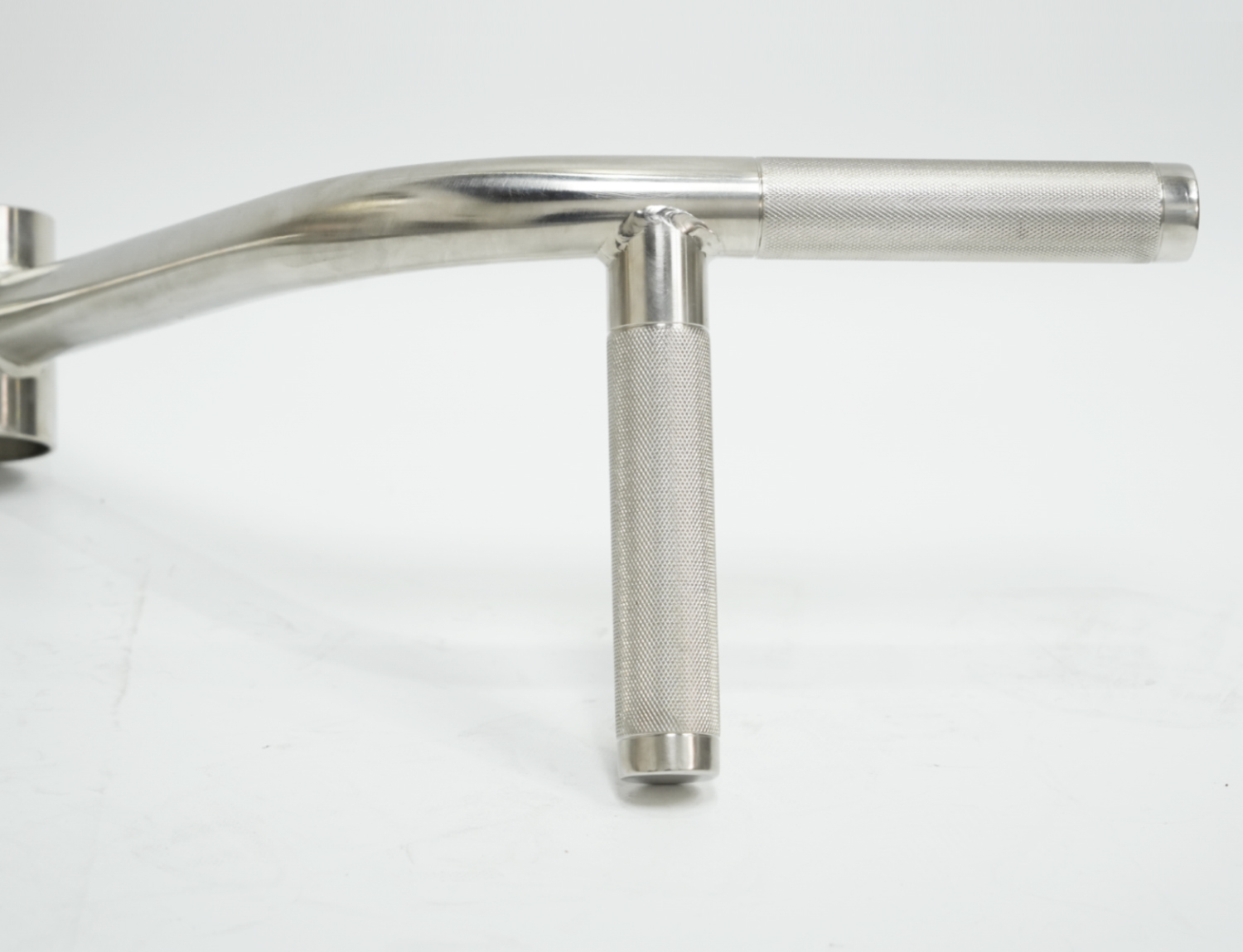 304 Stainless steel T-bar row barbell with multiple grip positions, large flying bird fitness equipment, rack accessories