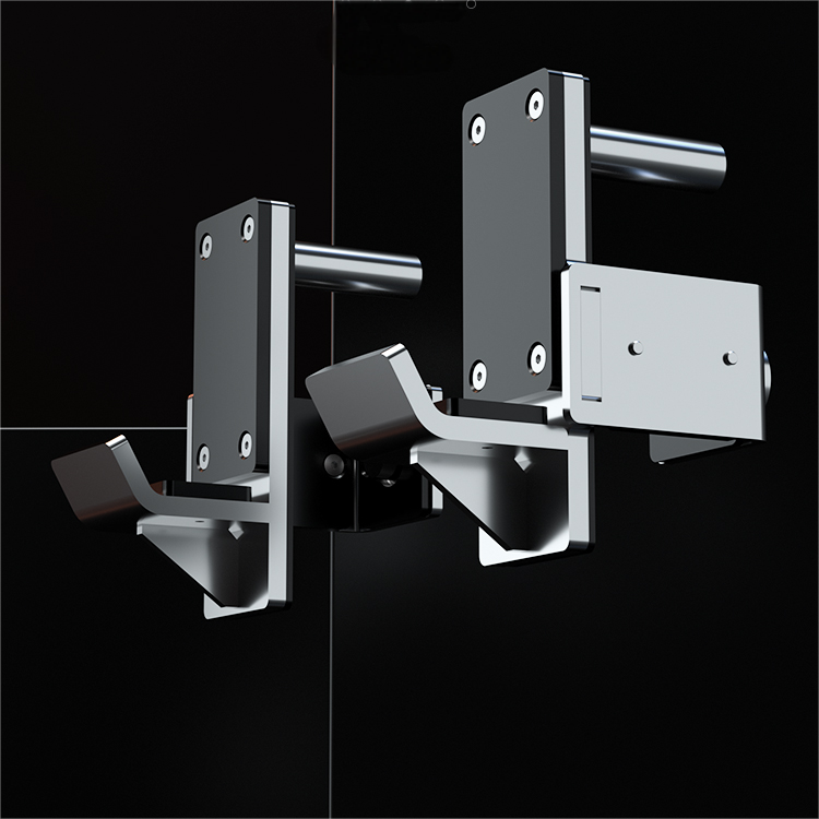 304 Stainless steel professional commercial J-type hook squat rack barbell rack multi-use universal accessories