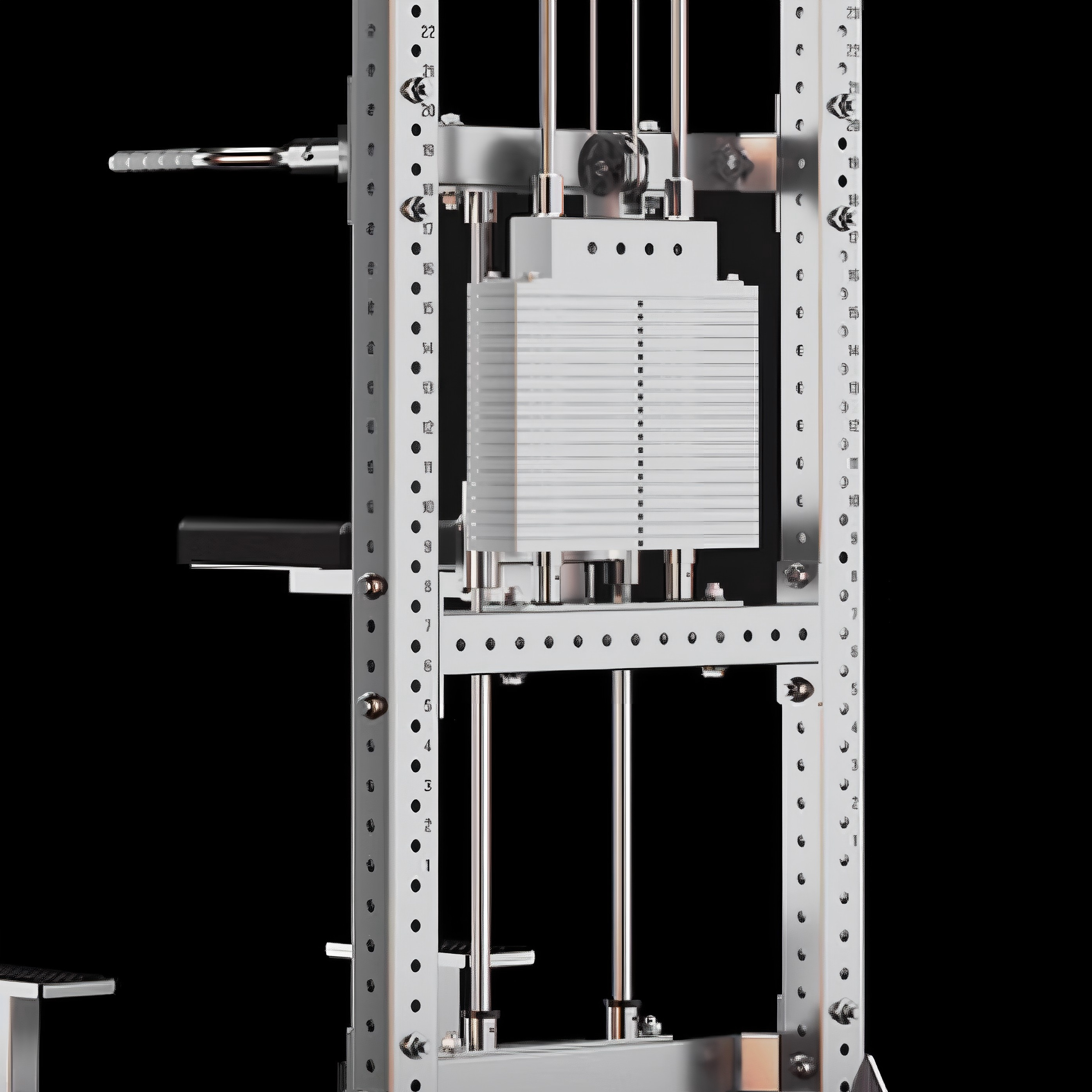 304 Stainless steel square counterweight plates Smith squat rack comprehensive training rack gantry equipment accessories