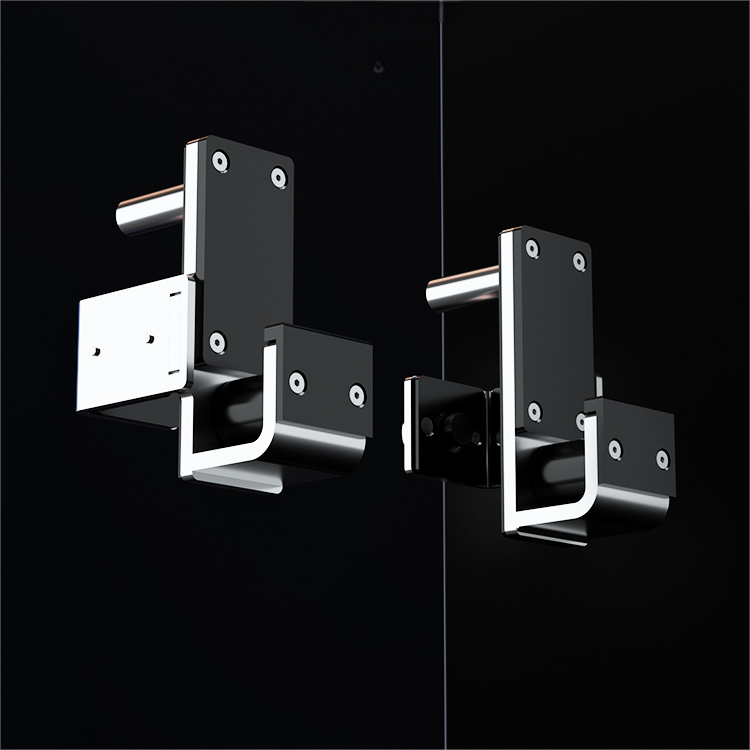 304 Stainless steel barbell hook, professional commercial J-type roller hook, squat rack power rack universal accessory