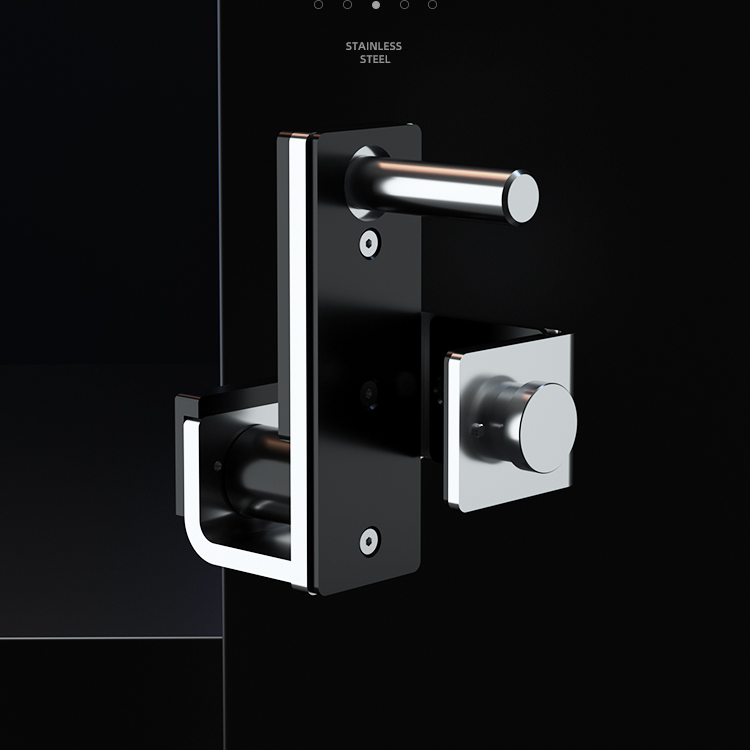 304 Stainless steel barbell hook, professional commercial J-type roller hook, squat rack power rack universal accessory