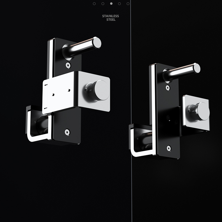 304 Stainless steel barbell hook, professional commercial J-type roller hook, squat rack power rack universal accessory