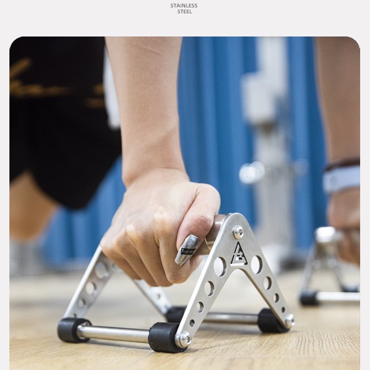 304 Stainless steel push-up stand for auxiliary training, Russian bench support for chest muscle exercise, home fitness equipment