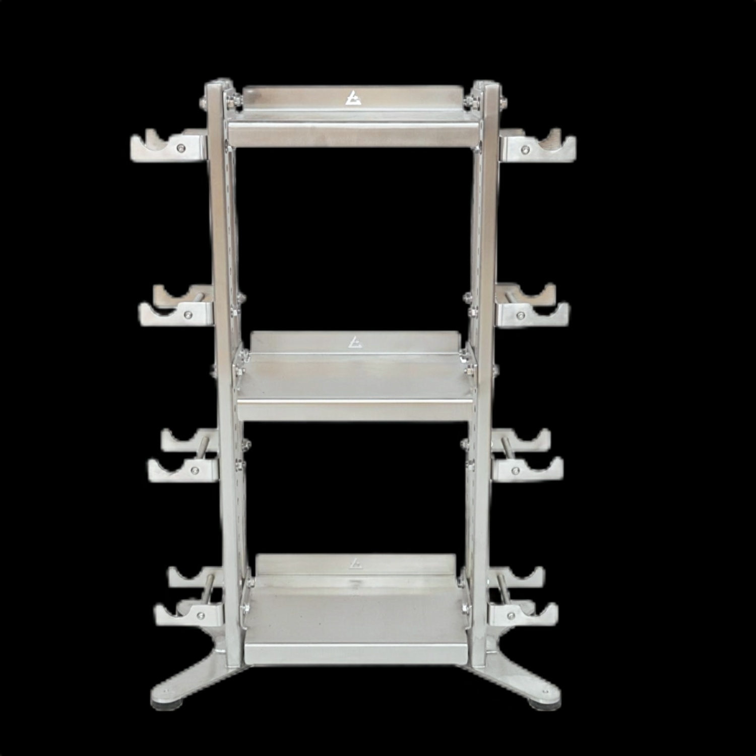 304 Stainless steel dumbbell rack multi-functional dumbbell kettlebell holder storage rack support rack adjustable fitness accessories