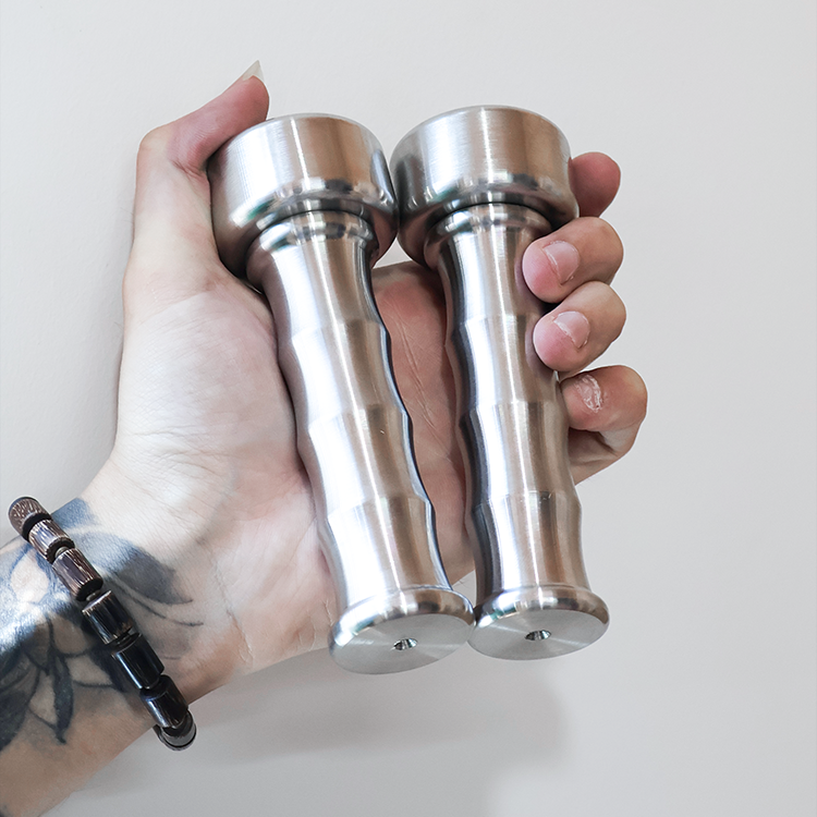 304 Stainless steel single head small dumbbells air impact dumbbells lightweight running thin arm fitness home training