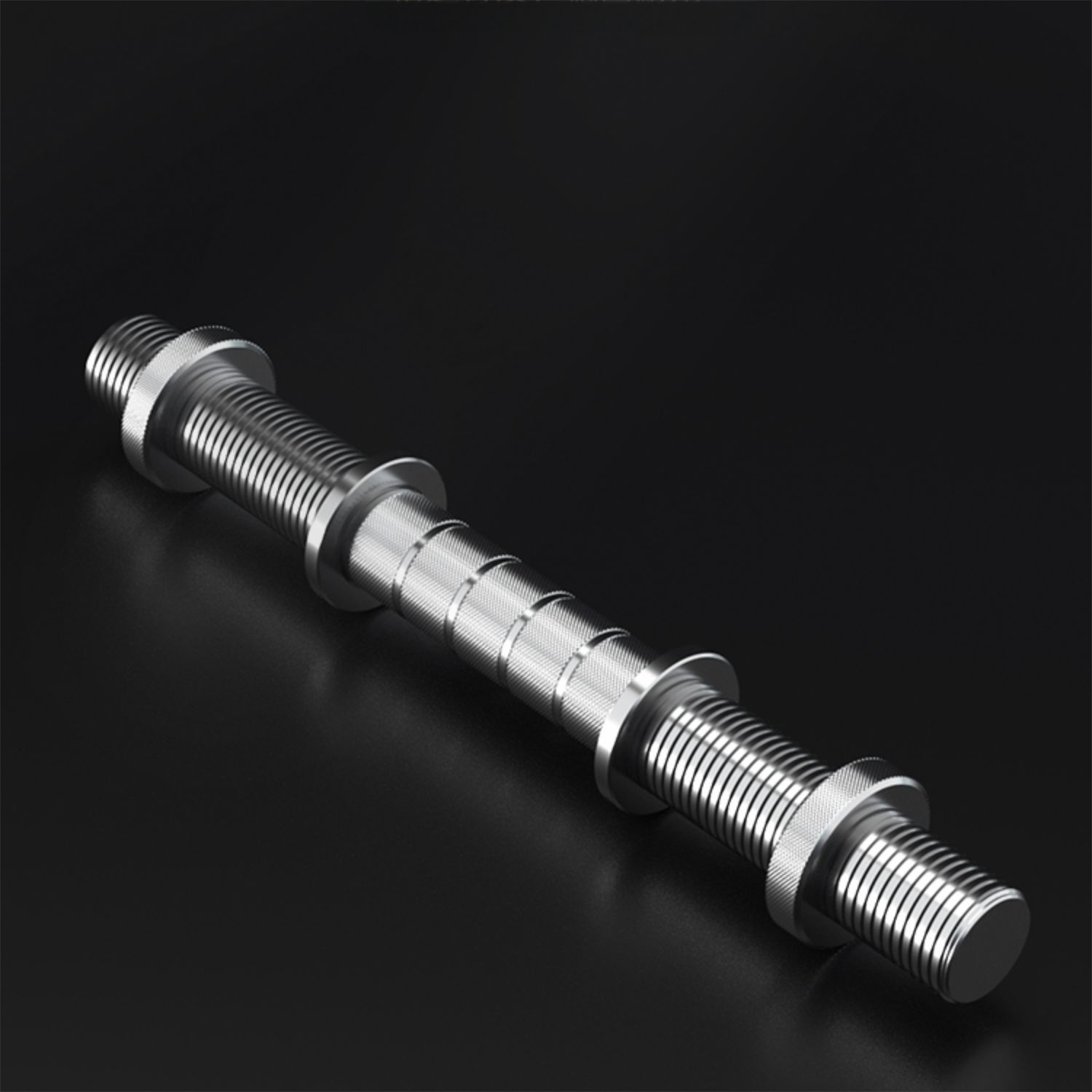 Stainless Steel 50 Thick Handle Large Weight Dumbbell Bar / O-rod Handle / Arm Wrestling Fitness / Wrist Training