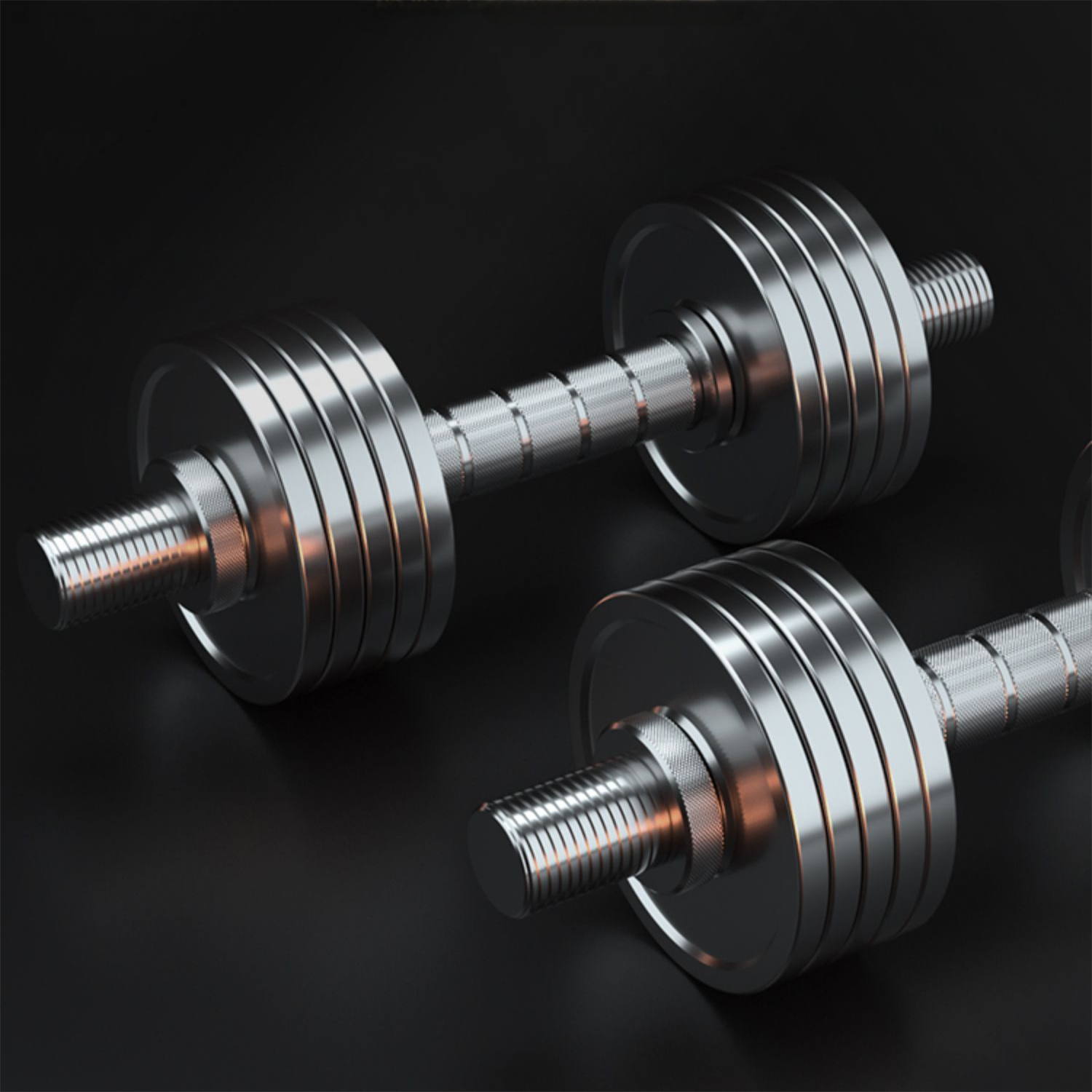 Stainless Steel 50 Thick Handle Large Weight Dumbbell Bar / O-rod Handle / Arm Wrestling Fitness / Wrist Training