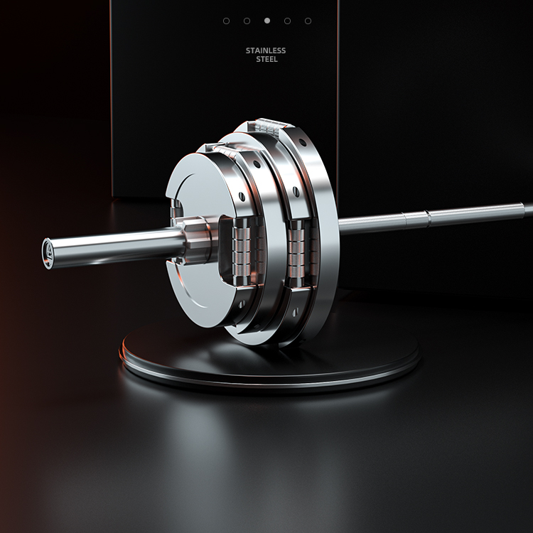304 Stainless steel multifunctional barbell piece home weight lifting deep squat fitness equipment o rod large hole can be customized