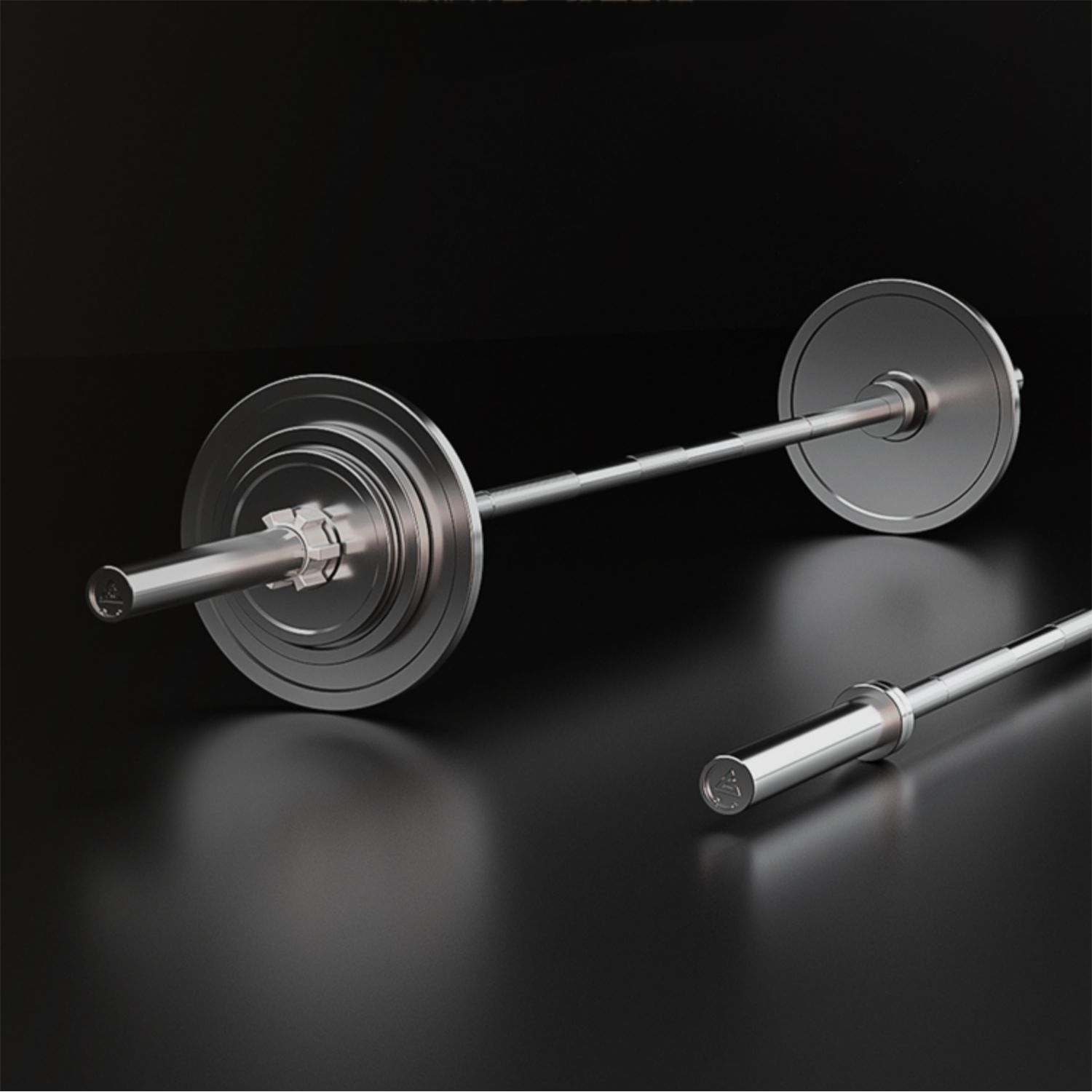 1.8m 304Stainless steel barbell bar o bars 10 bearing 50 hole diameter weight lifting deep squat fitness equipment