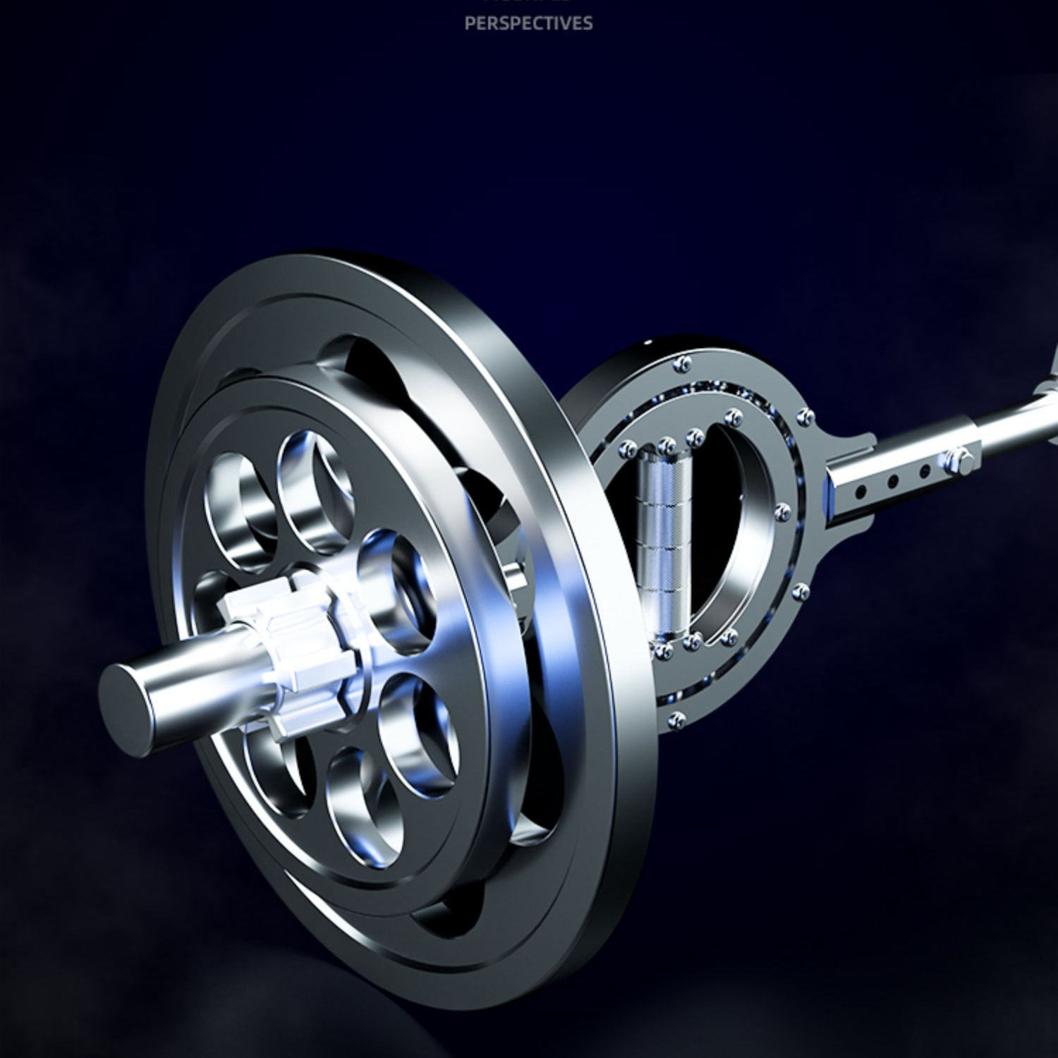 304 Stainless steel spectacle bar multifunctional barbell bar handle bit with bearing angle swivel bar eye-shaped bar
