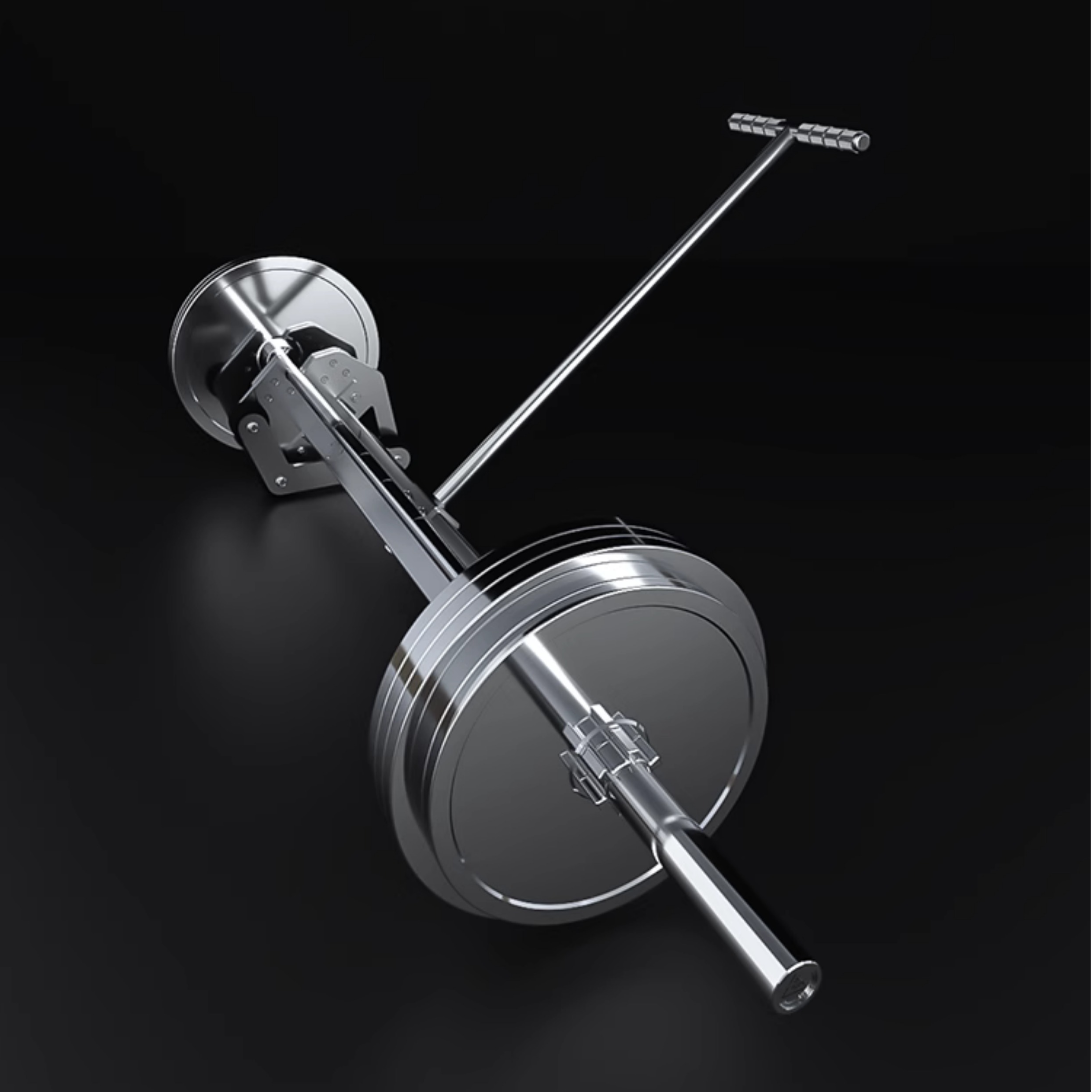 304 Stainless steel bar lifting piece changer pry bar lifting special equipment deep squatting hard pulling auxiliary change piece jacks