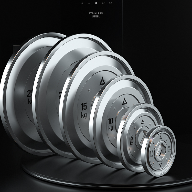 304 Stainless Steel Barbell Plate Pure Steel Athletic Fitness Deep Squat Bench Press Hard Pull Plate