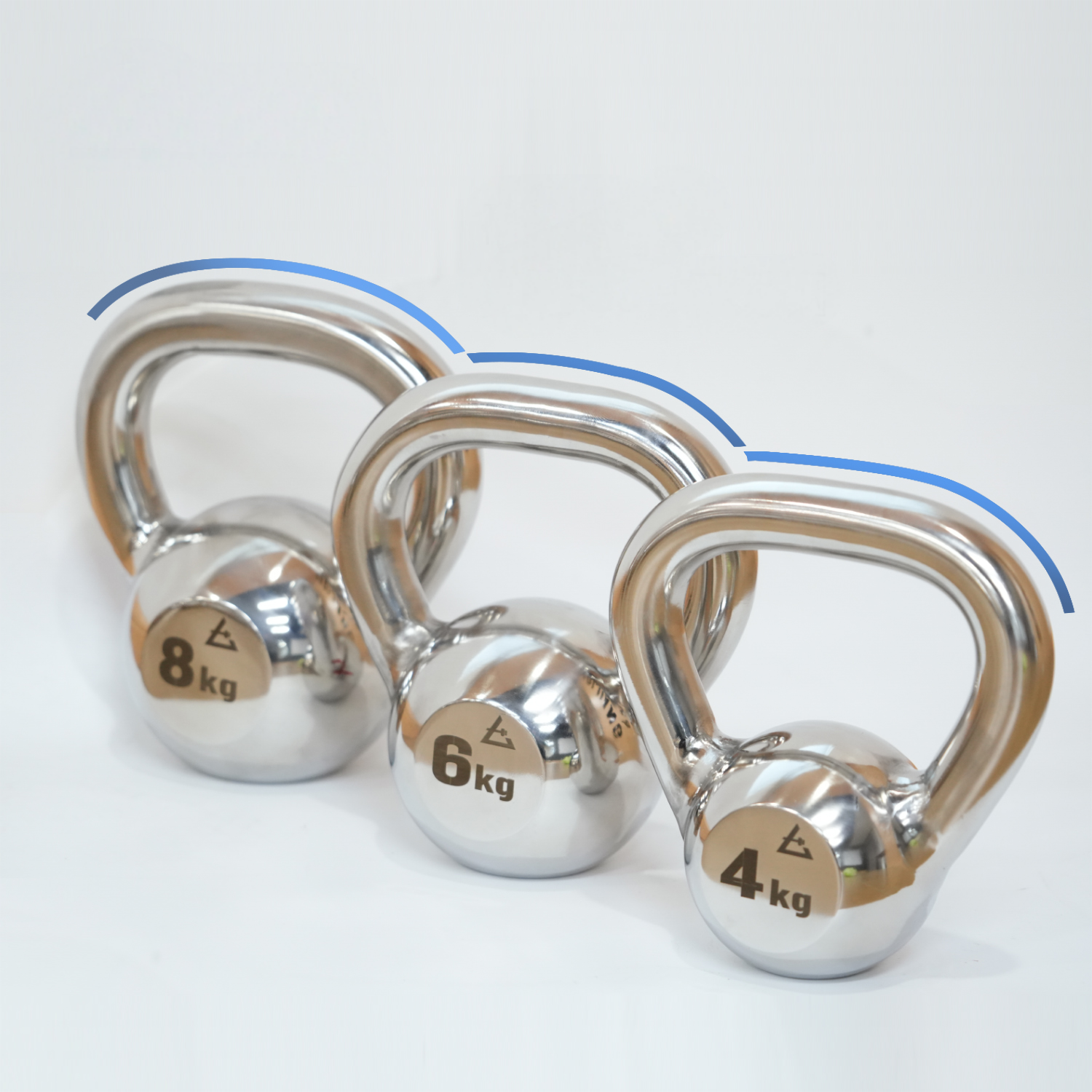 304 Stainless Steel Rigid Kettlebells Athletic Kettlebells Fixed Weight Men Women Fitness Equipment Customised