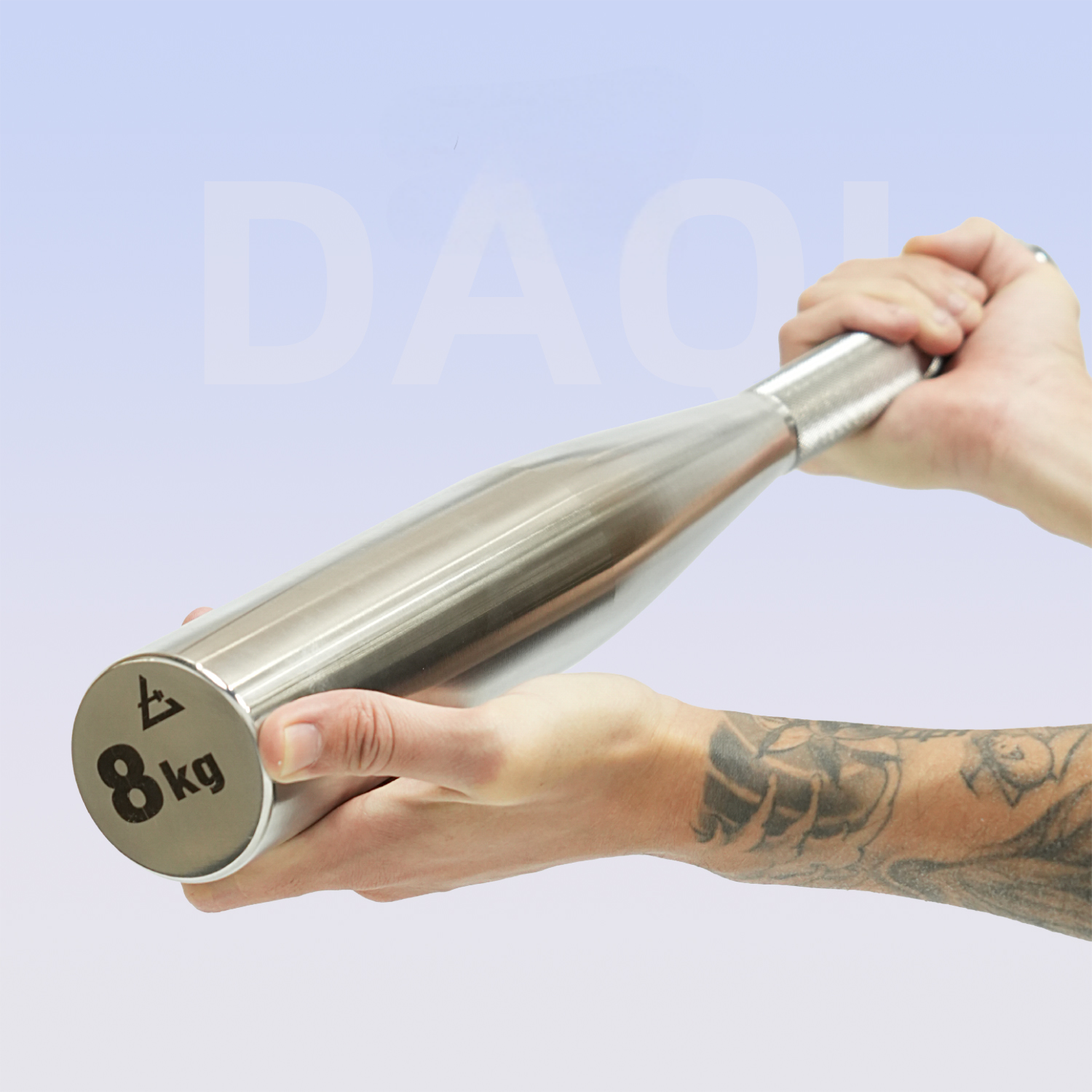304 Stainless Steel Bat Bell Iran Bat Household Solid Bat Bell Strength Physical Training Baseball Bat Equipment