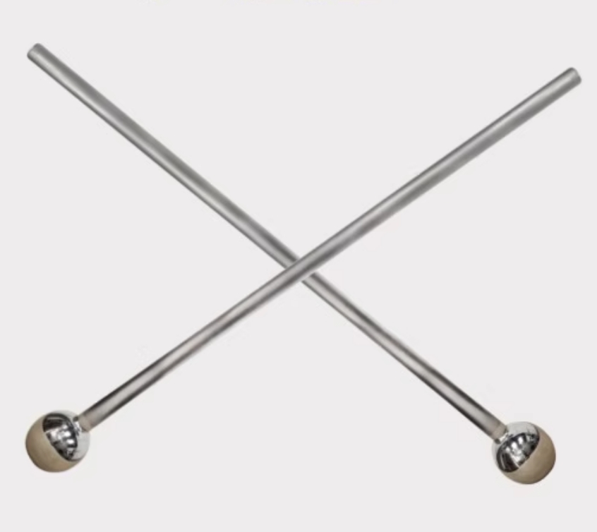 304 Stainless Steel Hammer Bell Physical Fitness Hammer Explosive Hammer Balance Round Head macebell Hammer