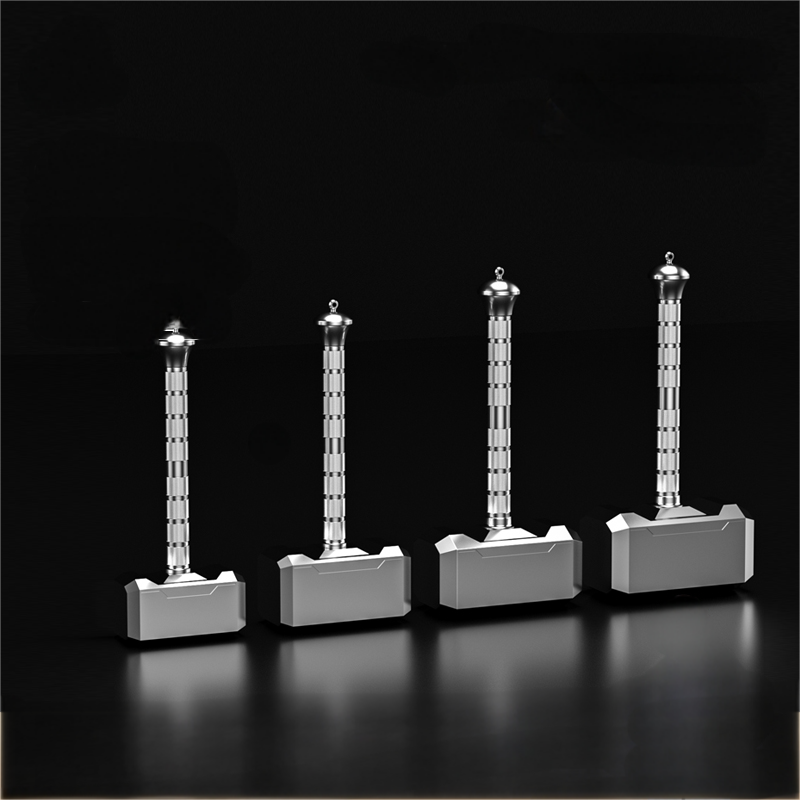 304 Stainless steel Thor's hammer solid metal dumbbell hammer bell strength training fitness home equipment