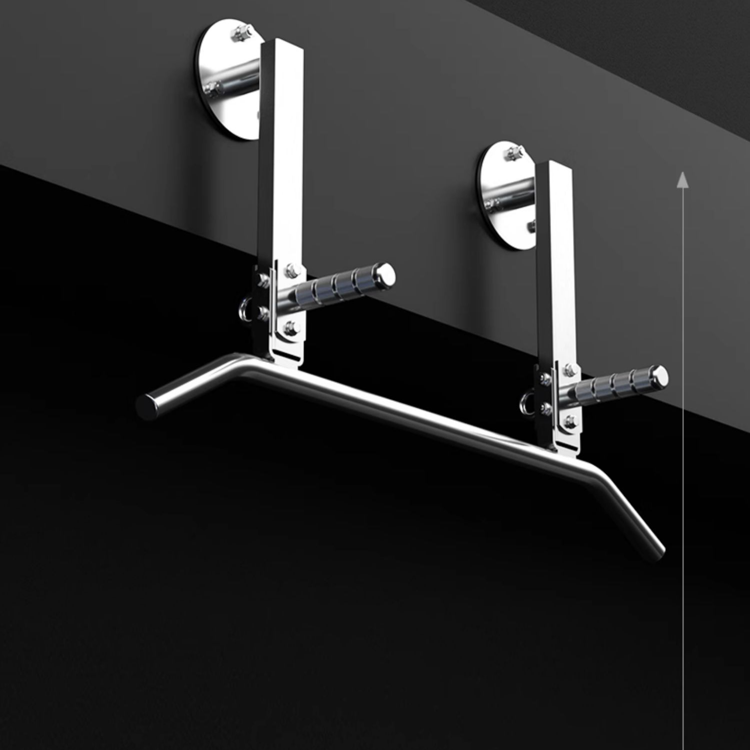 304 Stainless steel pull-up rings single bar for home use indoor beam wall punching