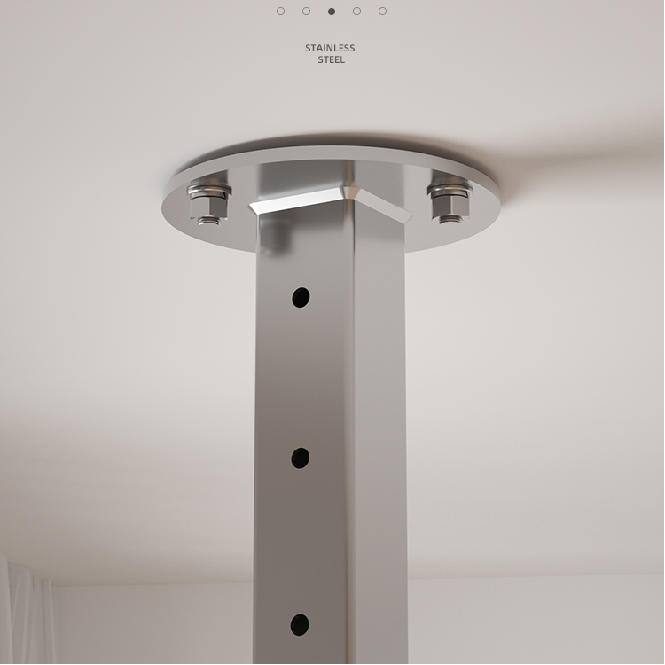 304 Stainless steel ceiling pull-up bar home indoor high and low adjustable single bar