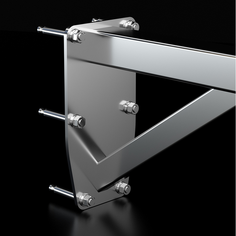 304 Stainless steel wall mounted single bar sandbag holder boxing sandbag holder sandbag hanging stand fitness equipment