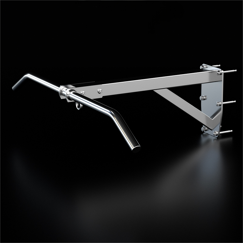 304 Stainless steel wall mounted single bar sandbag holder boxing sandbag holder sandbag hanging stand fitness equipment