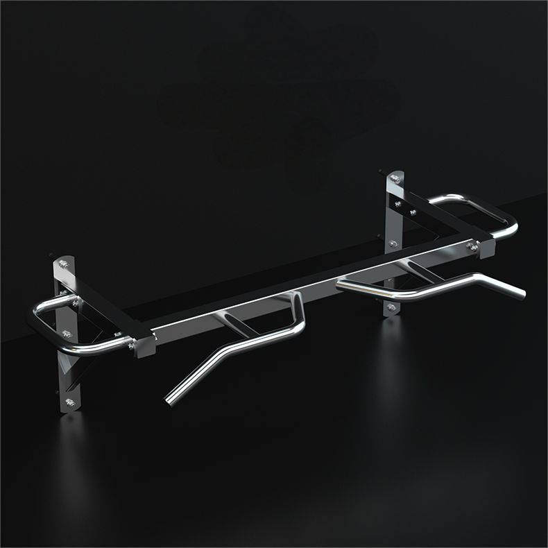 304 Stainless steel bar wall-mounted wall multi-position household single bar small household removable adjustable pull-ups