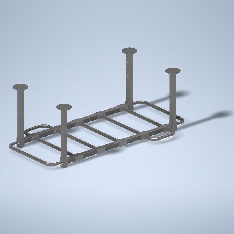 304 Stainless steel bar climbing ladder home ceiling TRXD rack indoor fitness pull-up row rack integrated